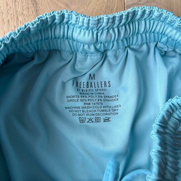 Freeballers - Sport Shorts - The Peachy Blues - Men’s Size M - Picture 3 of 6